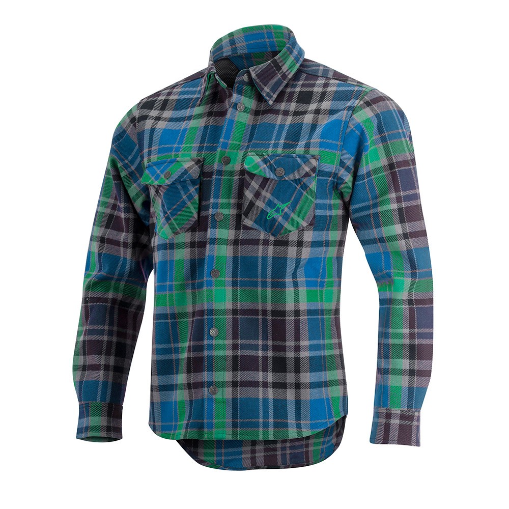 Alpinestars Shirt Long Sleeve Slopestyle Blue/Tartan