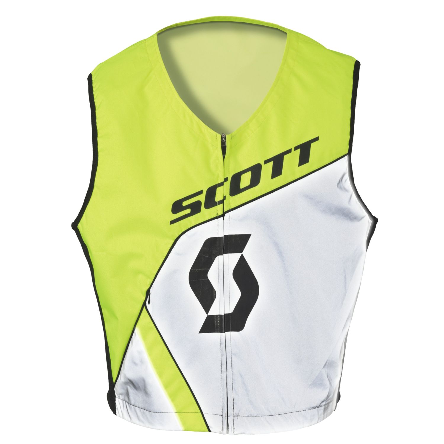 Scott Bike Vest Hivis Silver Grey/Signal Yellow