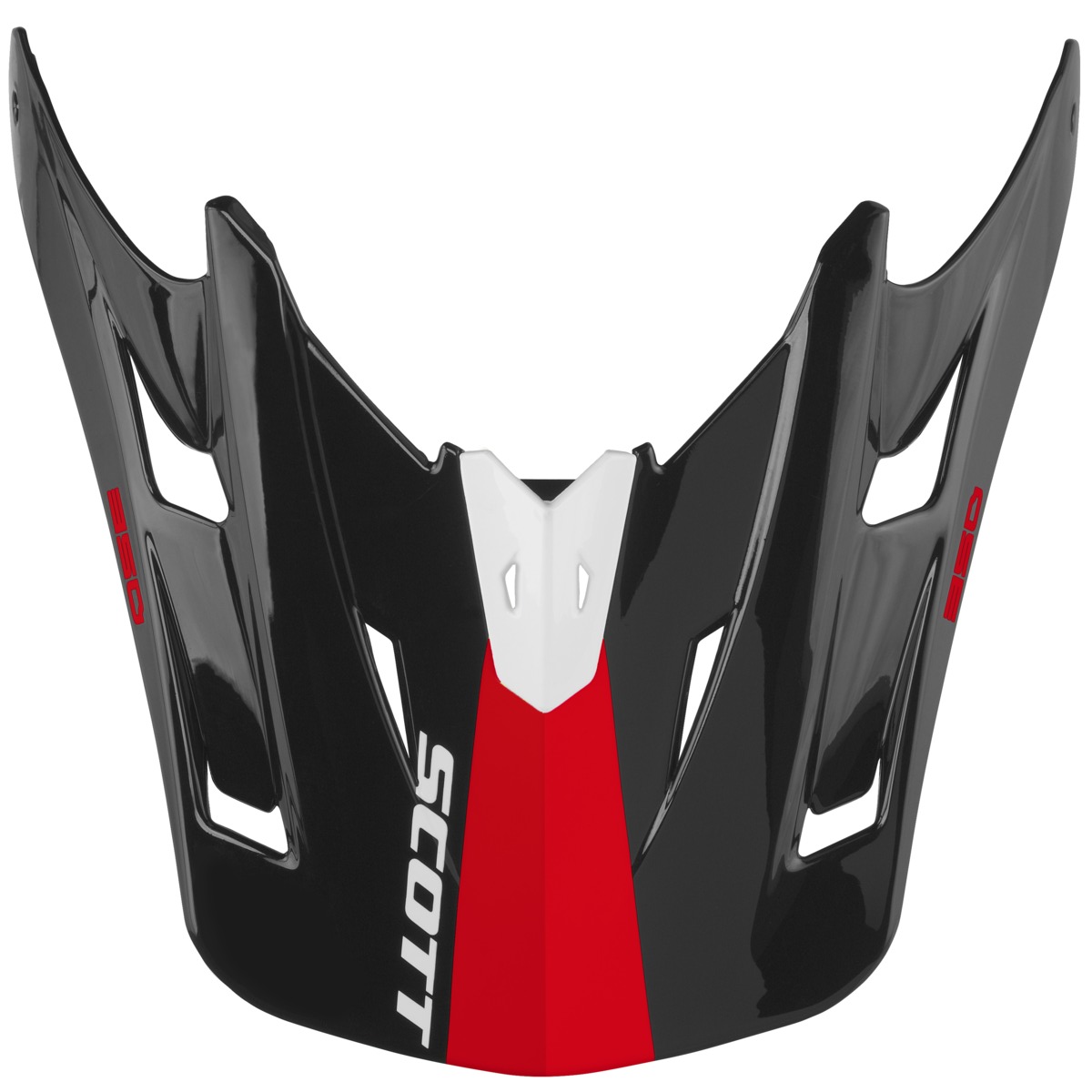 Scott Kids Helmet Visor 350 Race Black/Red