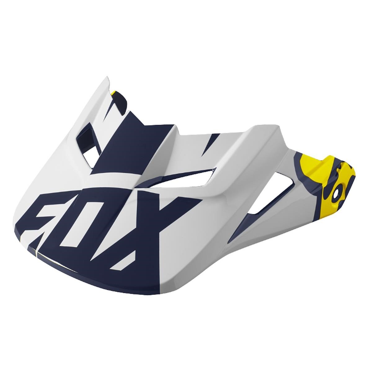 Fox MX Helmet Visor V1 Race - White 