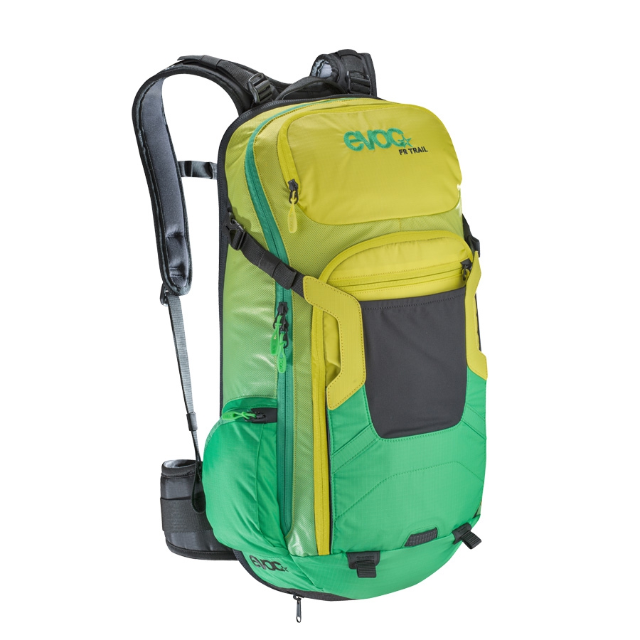 Evoc Protector Backpack with Hydration System Compartment FR Trail Sulphur/Green, 20 Liter