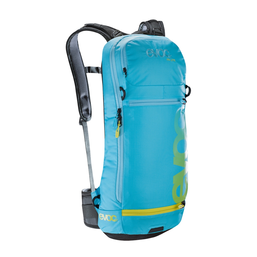 Evoc Protector Backpack with Hydration System Compartment FR Lite Neon Blue, 10 Liter