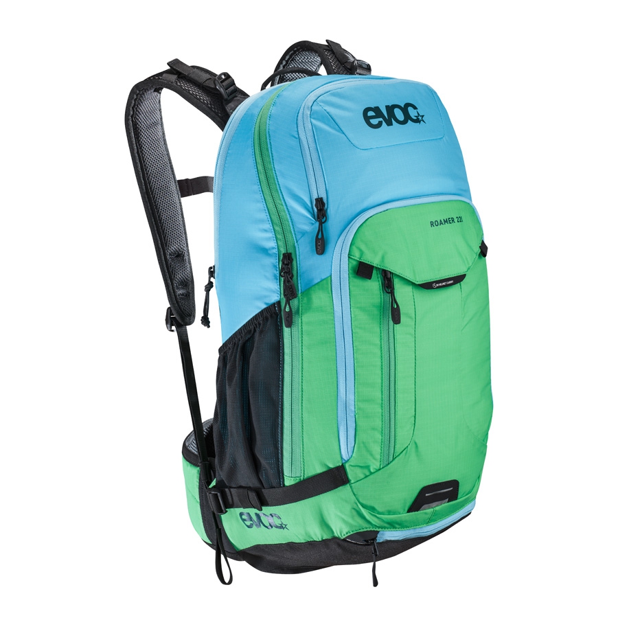 Evoc Backpack with Hydration System Compartment Roamer Neon Blue/Green, 22 Liter