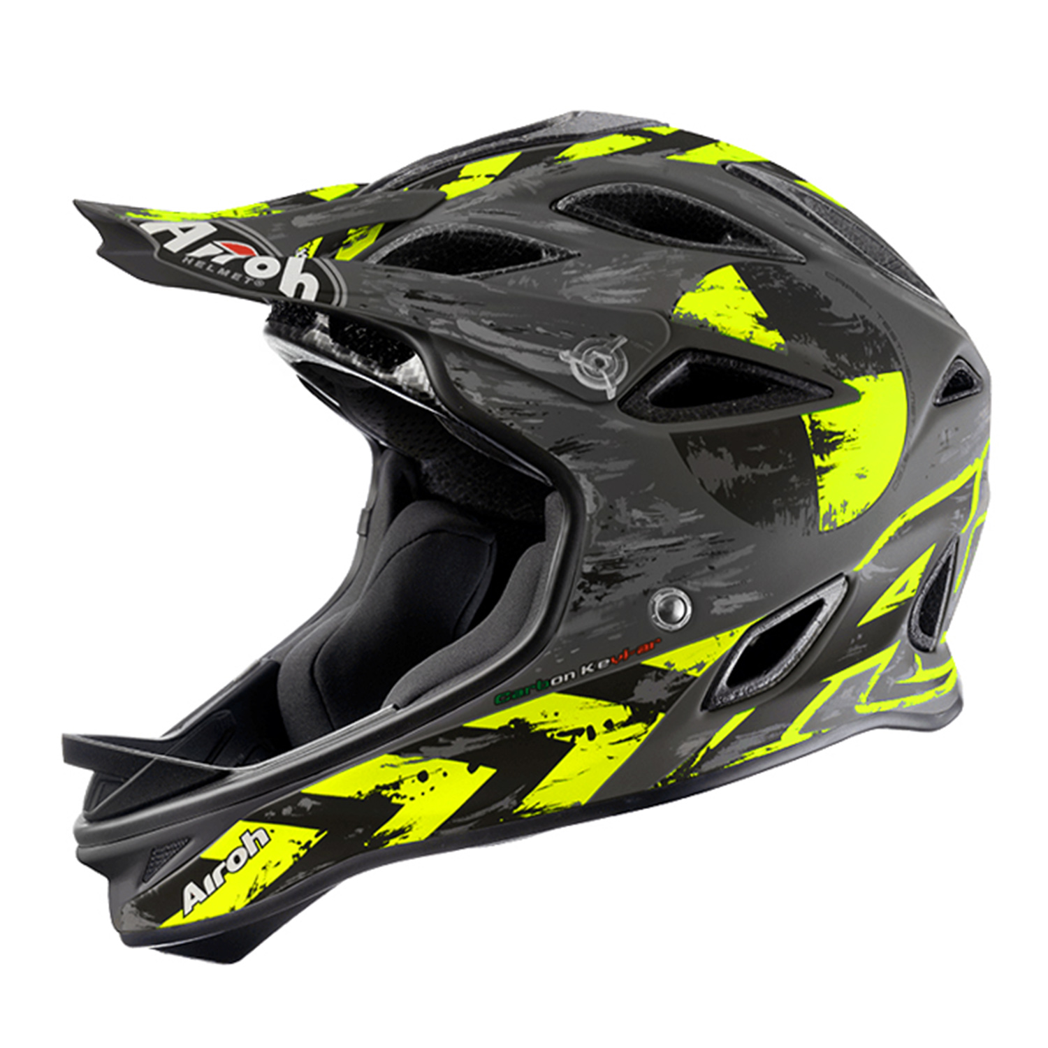 Airoh Downhill MTB Helmet SE101 War - Matt Yellow