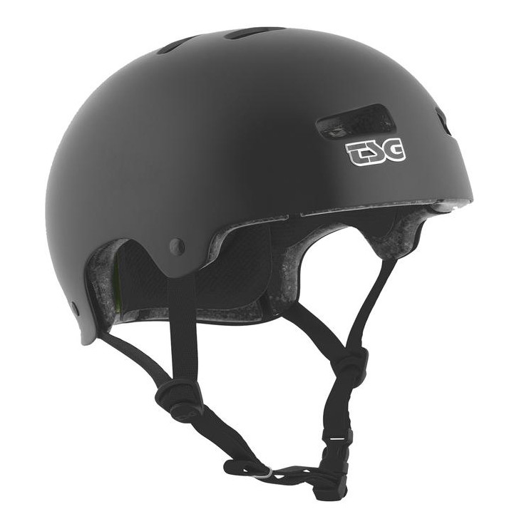 TSG BMX/Dirt Helm Kraken Solid Color - Satin Schwarz
