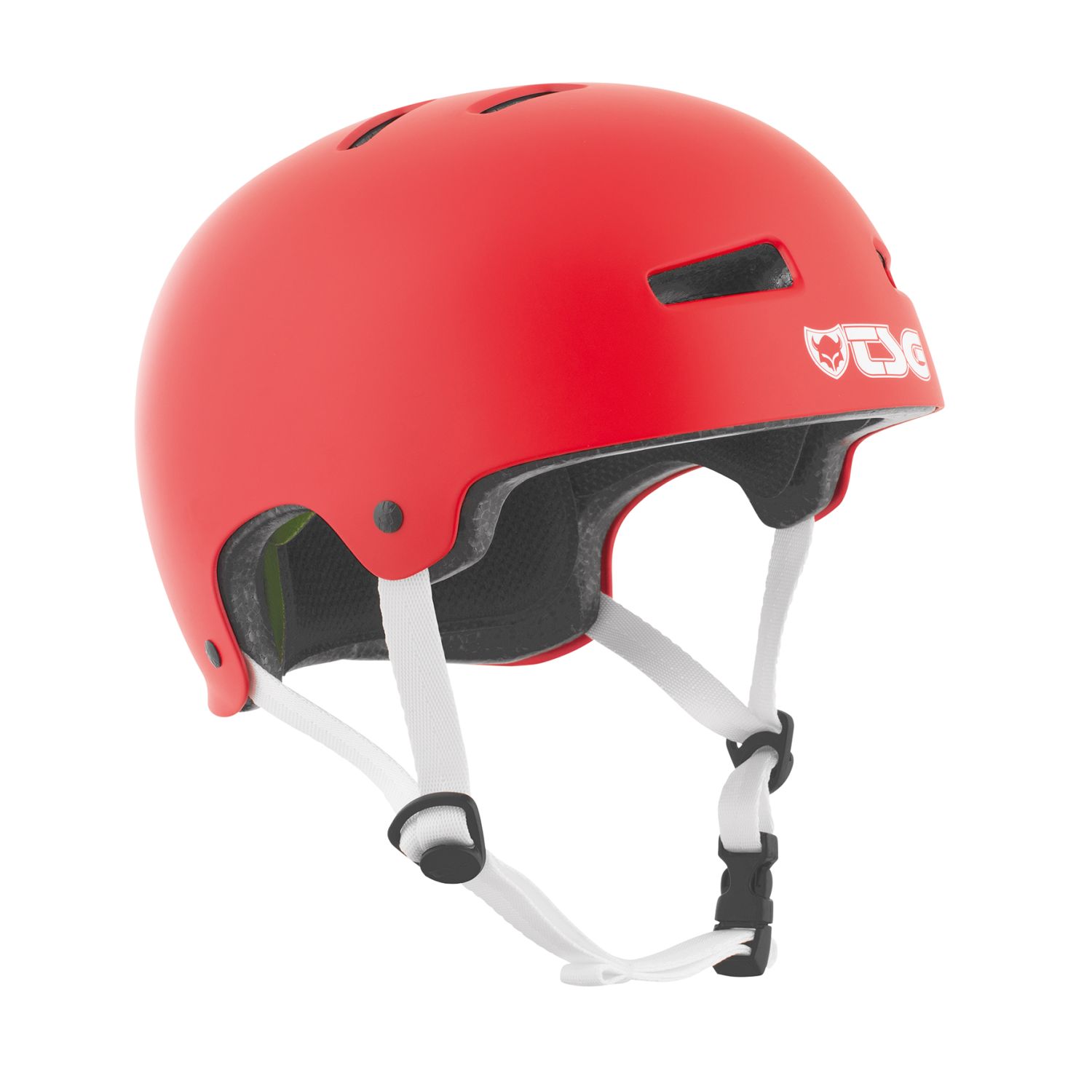 TSG BMX/Dirt Helmet Evolution Solid Color - Satin Fire Red