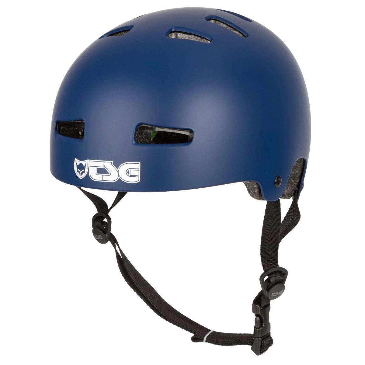 TSG BMX/Dirt Helmet Evolution Solid Color - Satin Blue