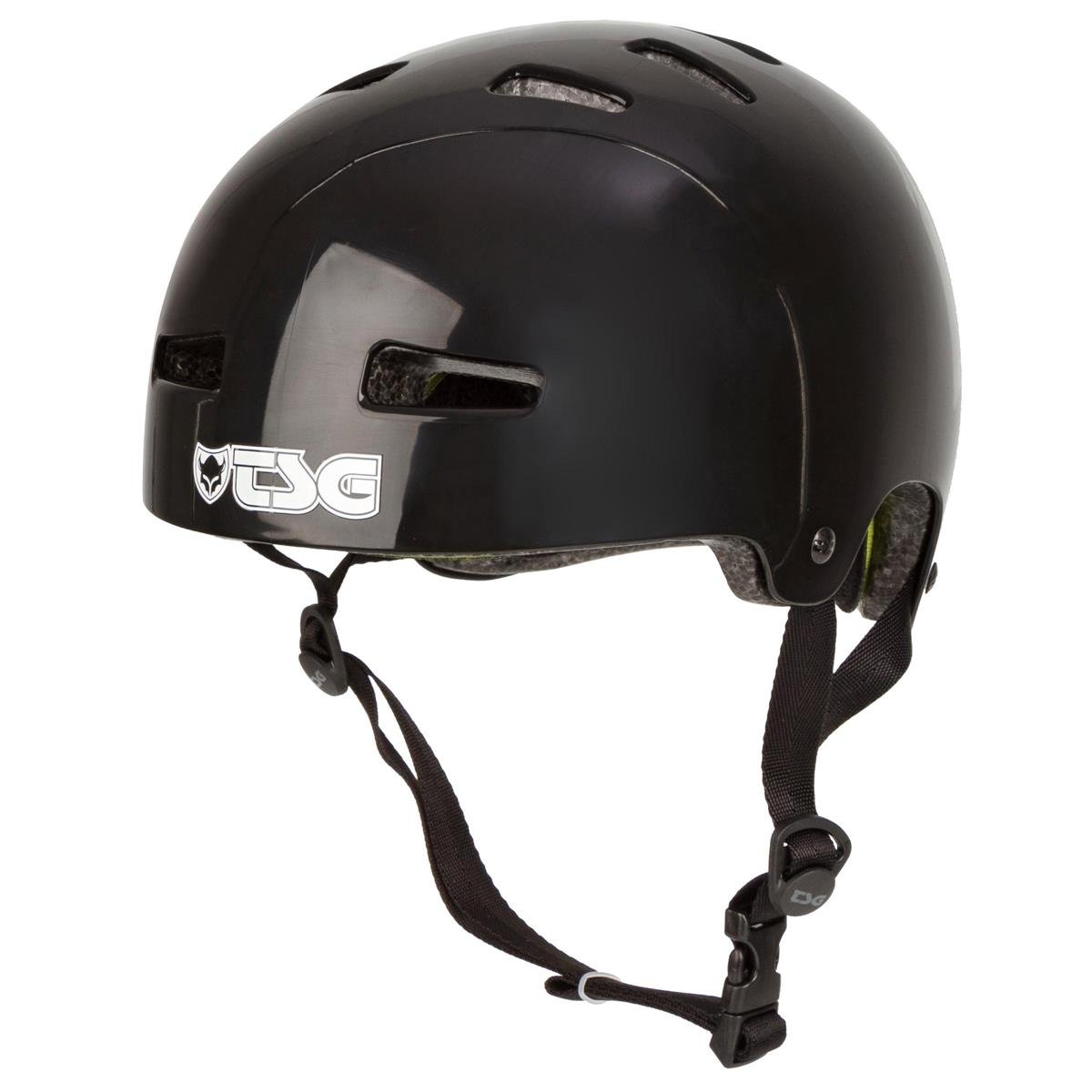 TSG BMX/Dirt Helmet Evolution Injected Color - Injected Black