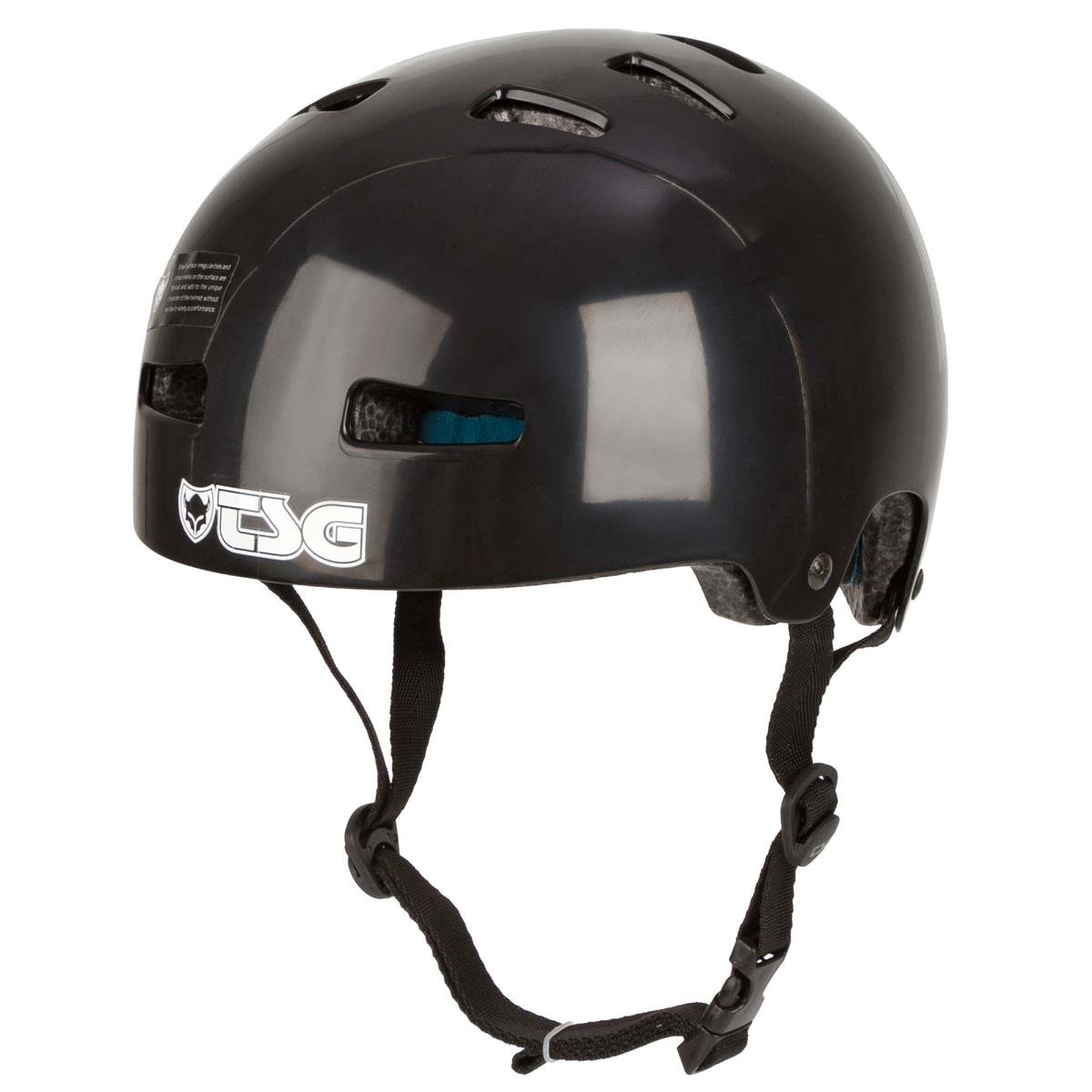 TSG Kids BMX/Dirt Helm Evolution Youth Injected Color - Injected Black