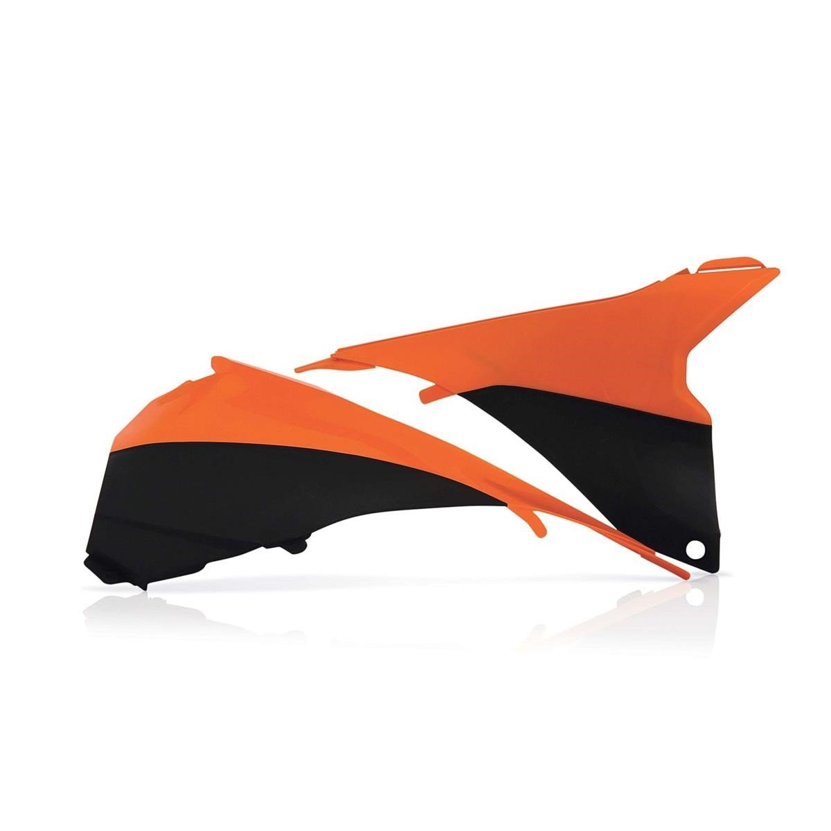 Acerbis Air Box Cover  Orange 16/Black, KTM SX 125/150 13-15, SX 250 13-16, SX-F 250/350/450 13-15