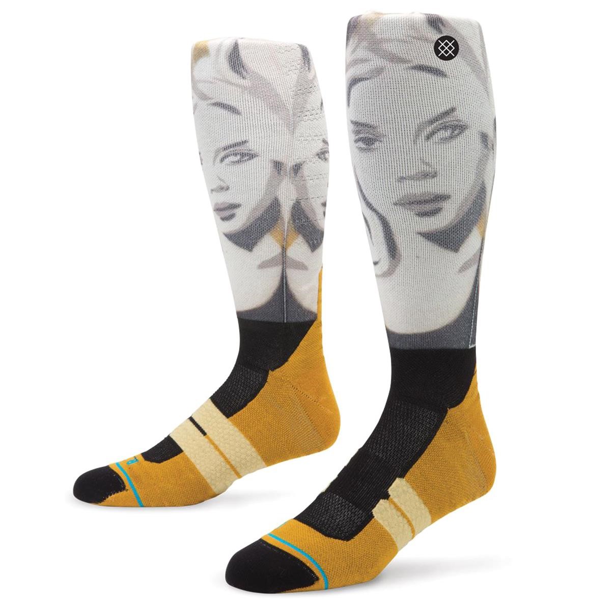 Stance Chaussettes Blue Moto Goldie White