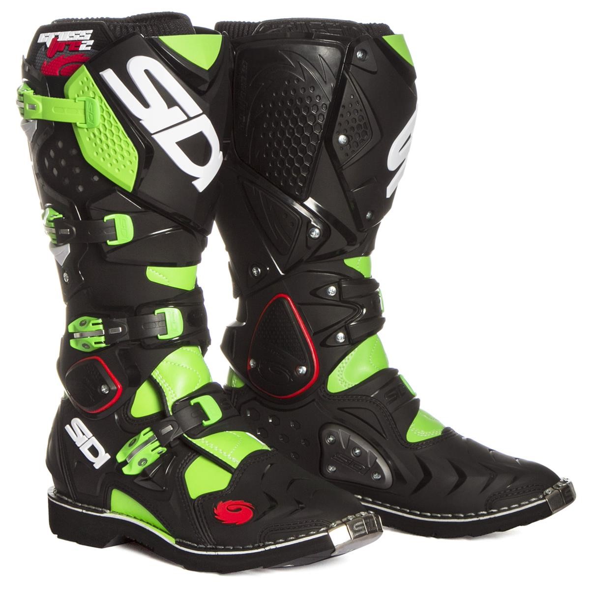 Sidi MX Boots Crossfire 2 Green Fluo/Black