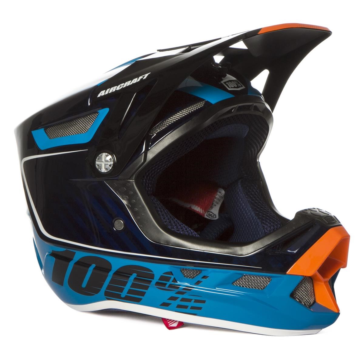 100% Downhill MTB Helmet Aircraft Bi-Turbo Blue
