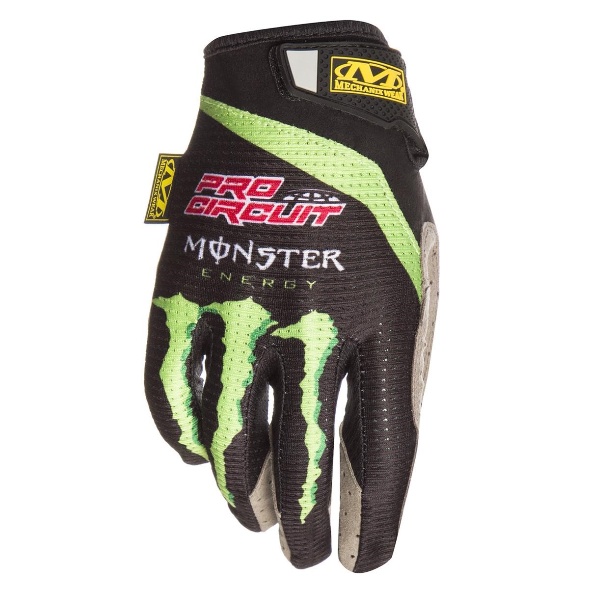 Pro Circuit Gloves Mechanix Monster - Black/Green