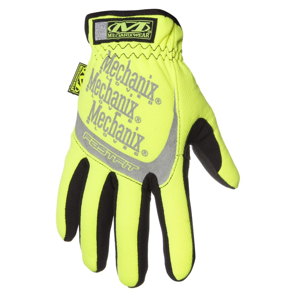 Mechanix Wear Gloves HS Fastfit Safety HI VIZ Neon Green