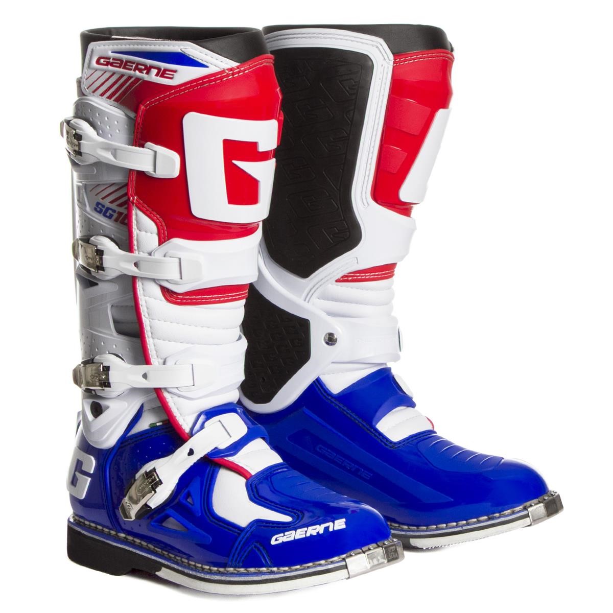 Gaerne Motocross-Stiefel SG 10 Blau/Rot