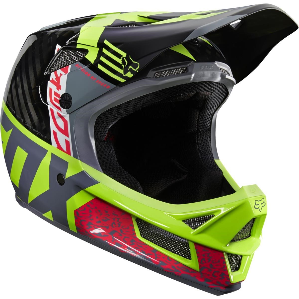 Fox Downhill-MTB Helm Rampage Pro Carbon Divizion - Grau - Sam Reynolds