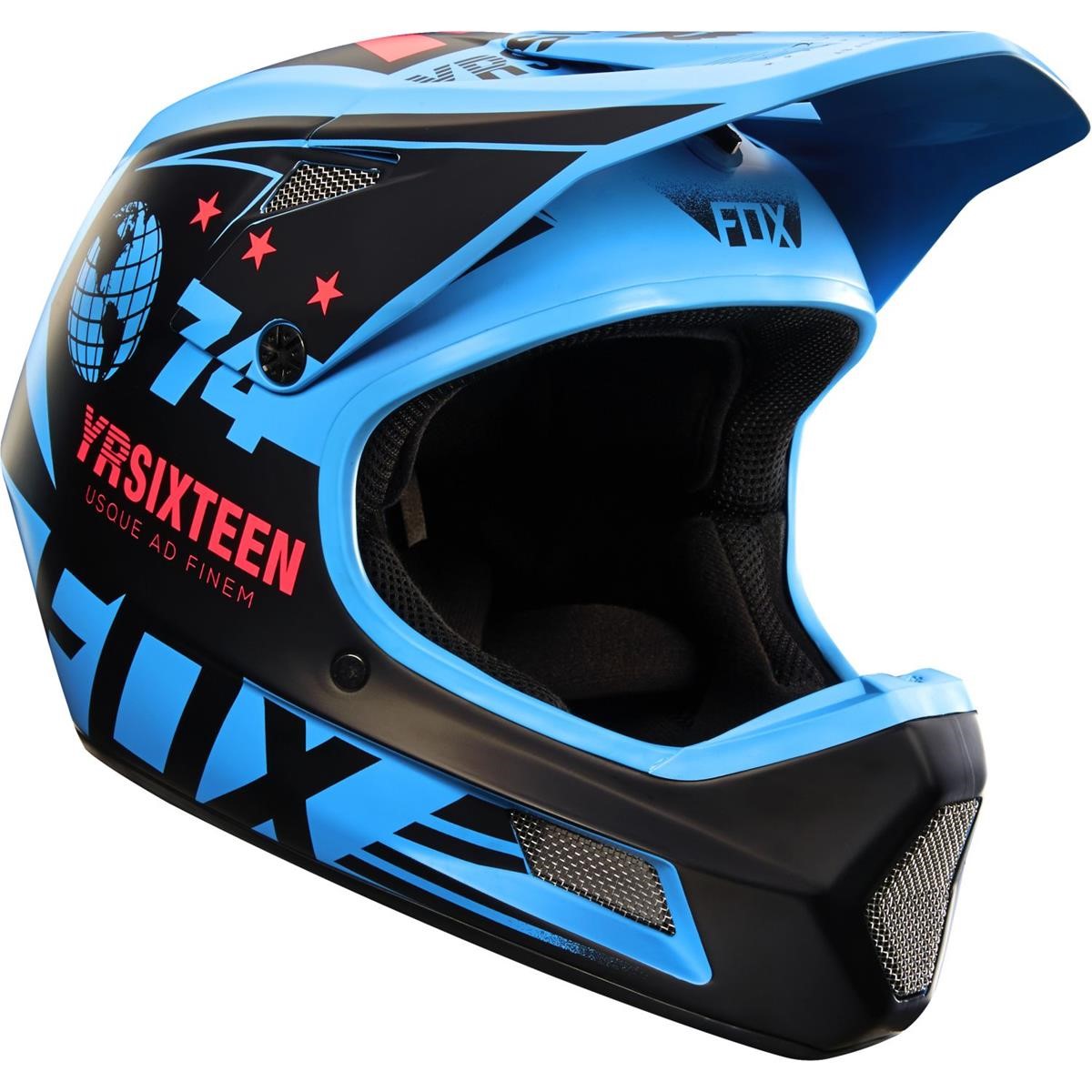 Fox Downhill MTB Helmet Rampage Comp Union - Blue