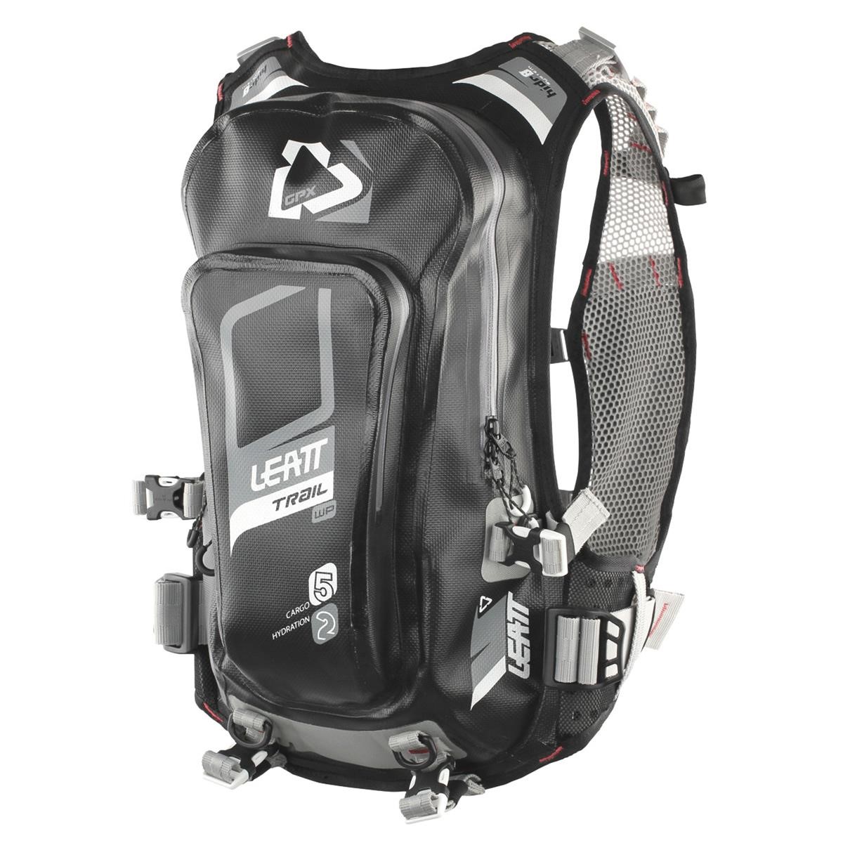Leatt Backpack with Hydration System GPX Trail WP 2.0 Grey/Black, 2 L