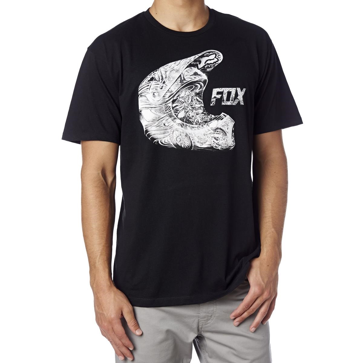 Fox T-Shirt Extract Schwarz