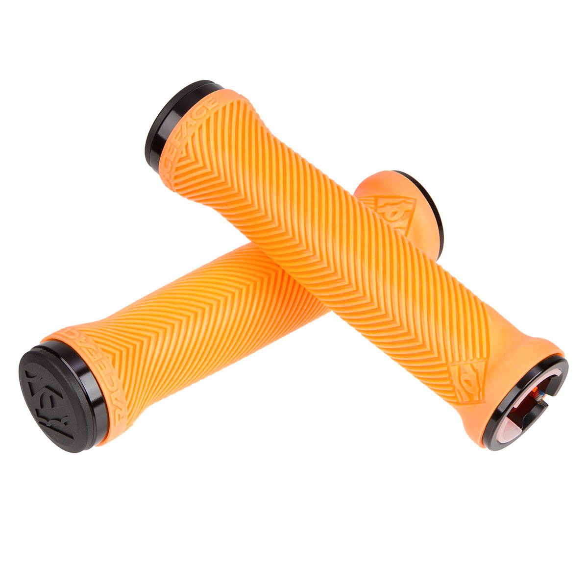 Race Face MTB Grips Love Handle Lock-On Neon Orange, 130 mm