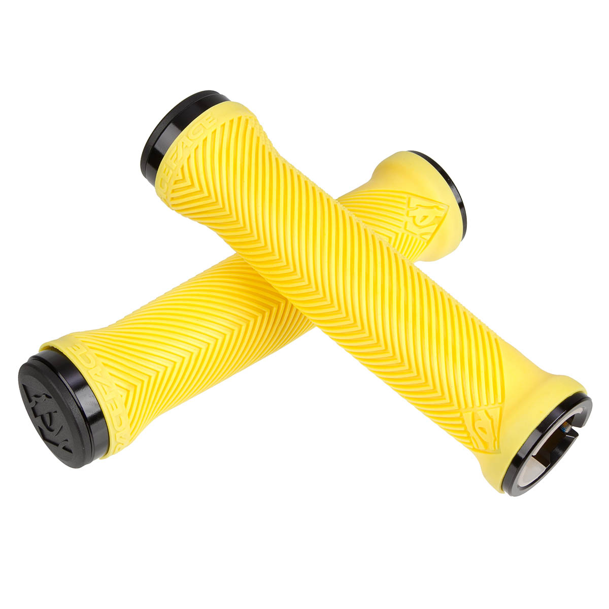 Race Face MTB Grips Love Handle Lock-On Neon Yellow, 130 mm