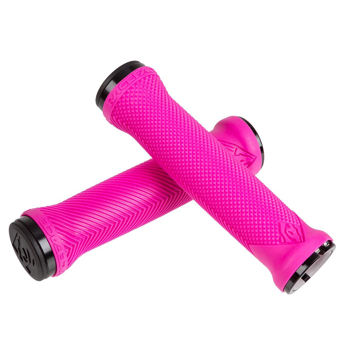 Race Face MTB Grips Love Handle Lock-On Neon Pink, 130 mm