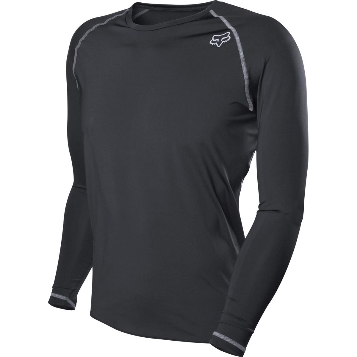 Fox Base Layer Top Long Sleeve Frequency Black