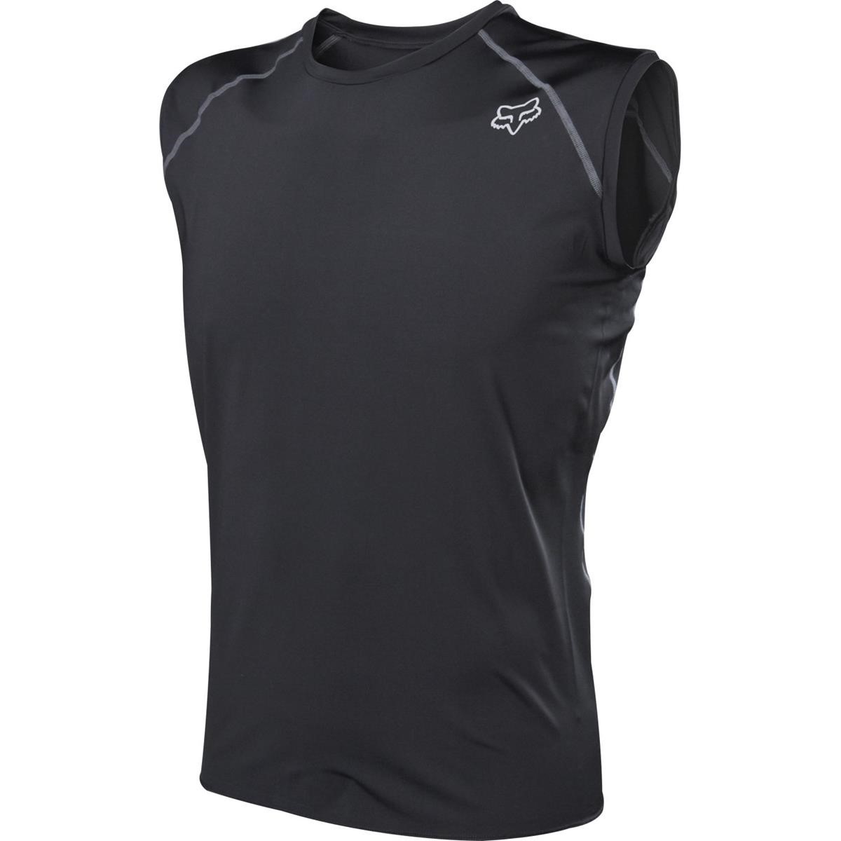 Fox Base Layer Top Sleeveless Frequency Black