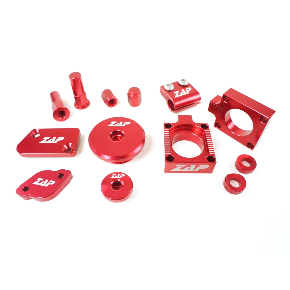 ZAP Kit parti in Ergal  Yamaha YZF 250/450, Red