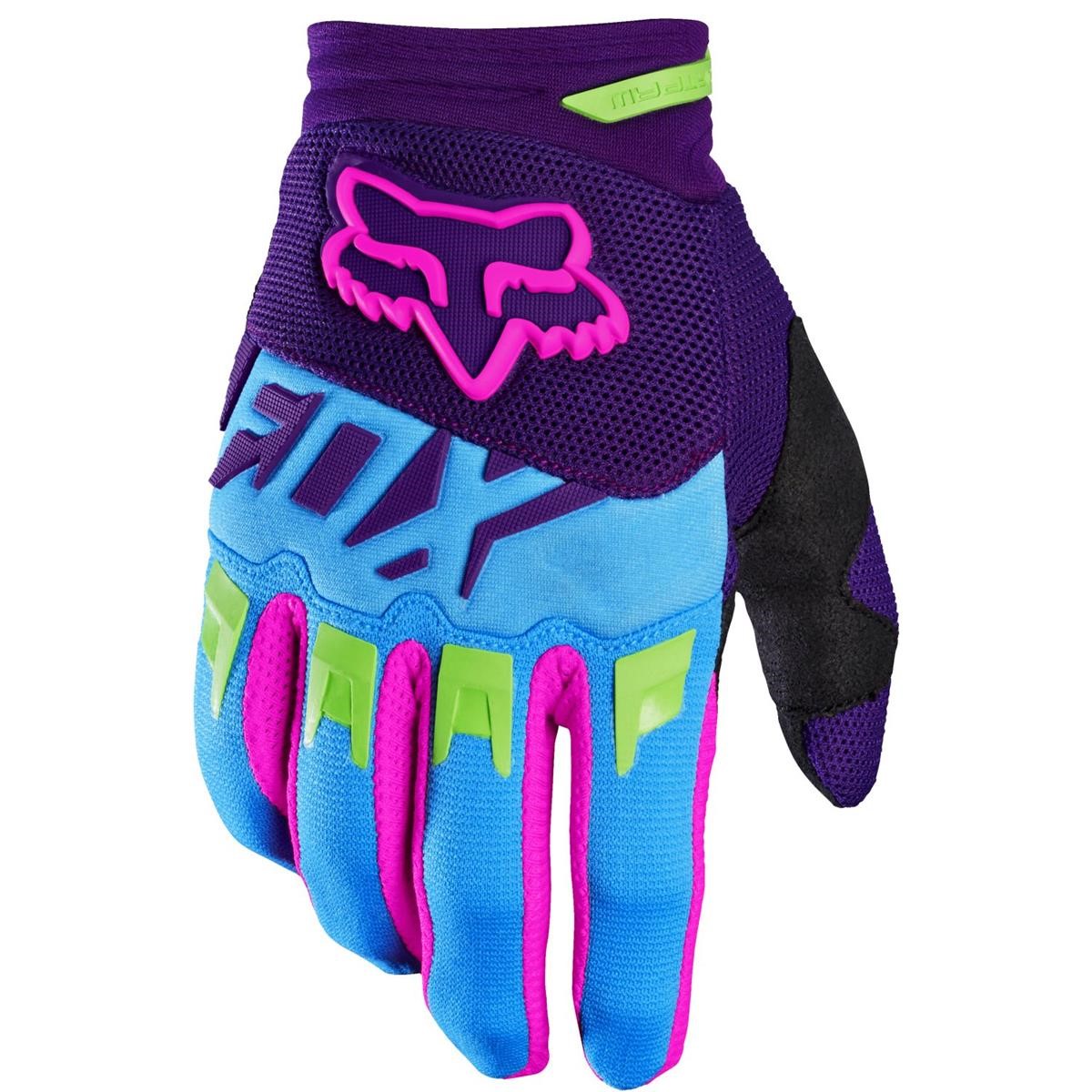 Fox Gloves Dirtpaw Race Vicious Blue - Special Edition