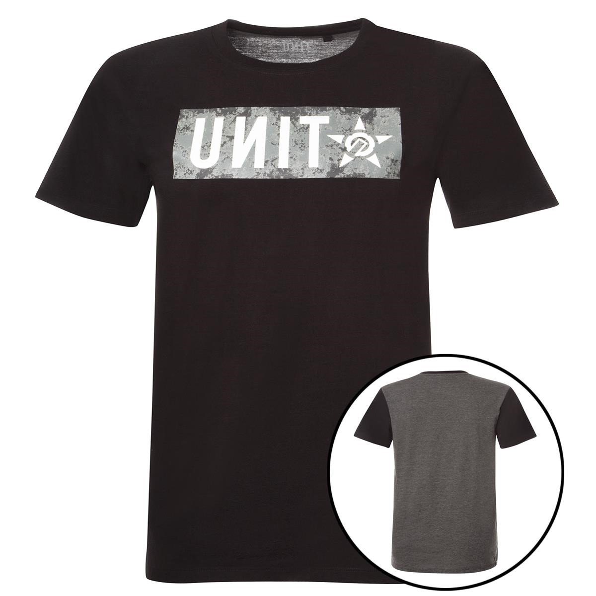 Unit T-Shirt Mortar Schwarz