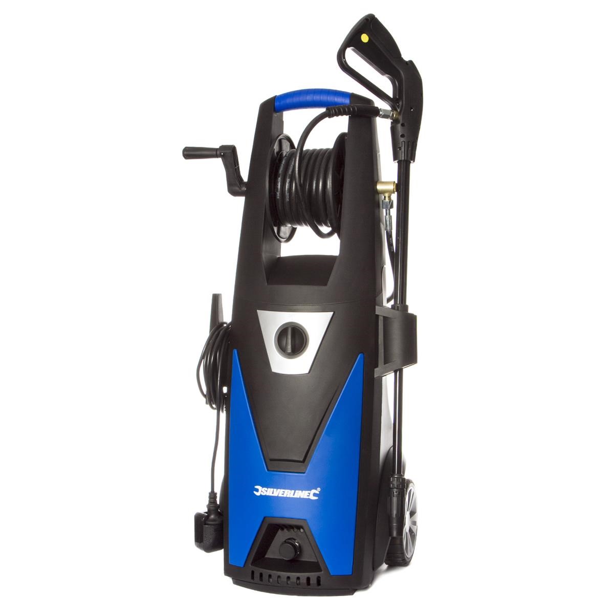 Silverline Pressure Washer  1800 W, max. 165 bar with hose reel