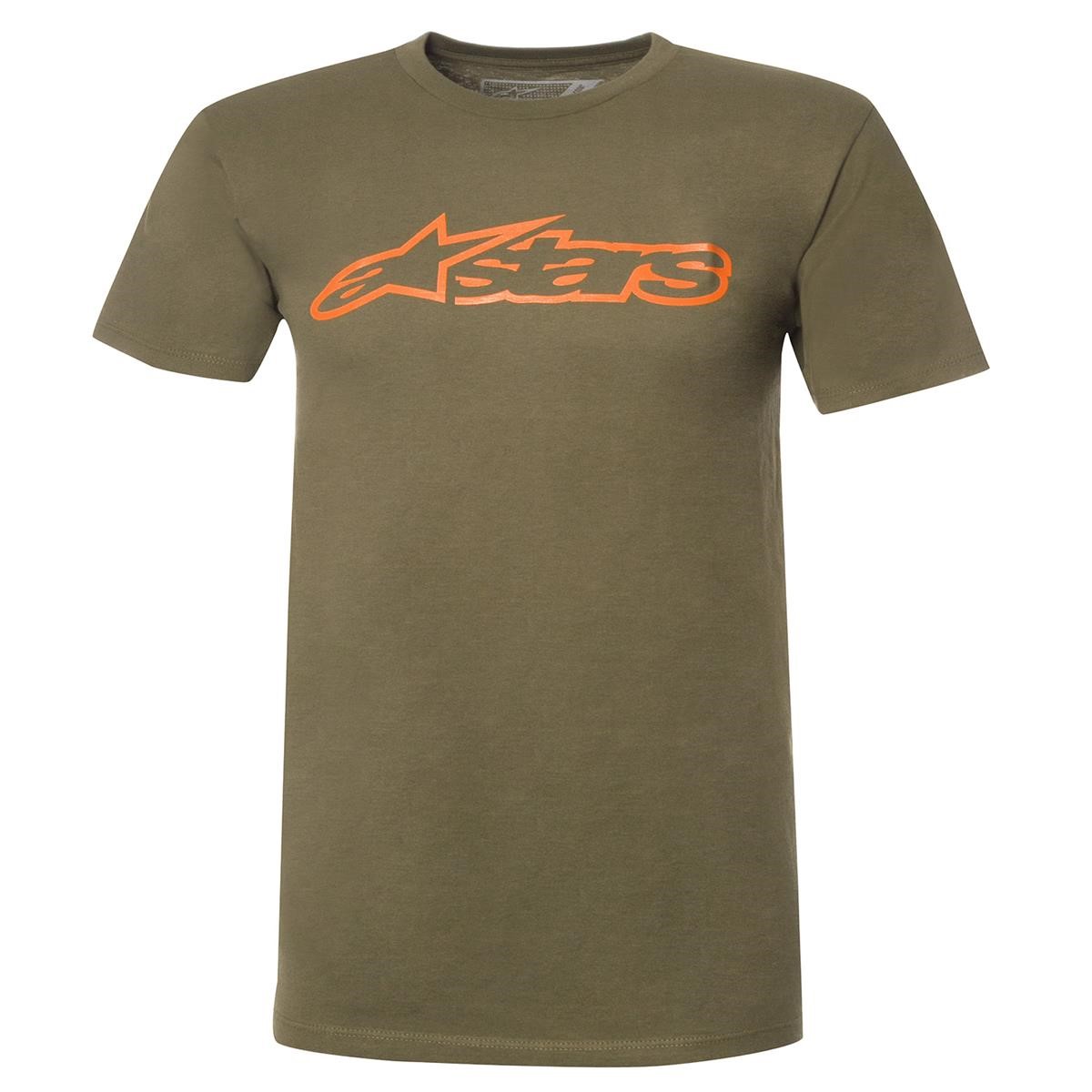 Alpinestars T-Shirt Blaze Military Green/Orange