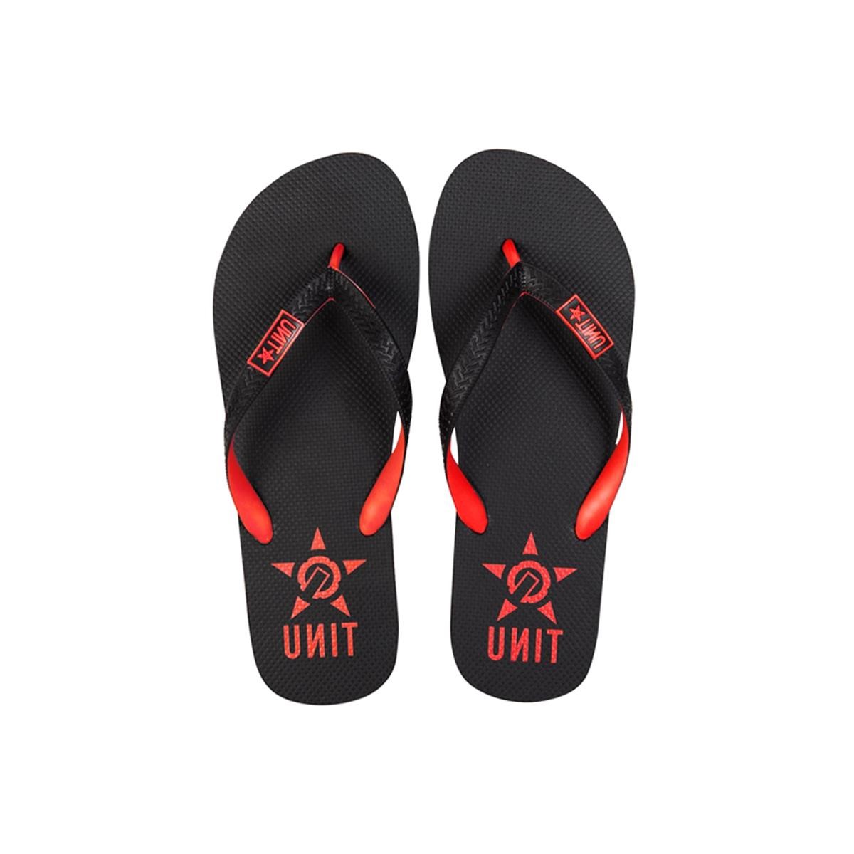 Unit Beach Sandals Base Black/Red