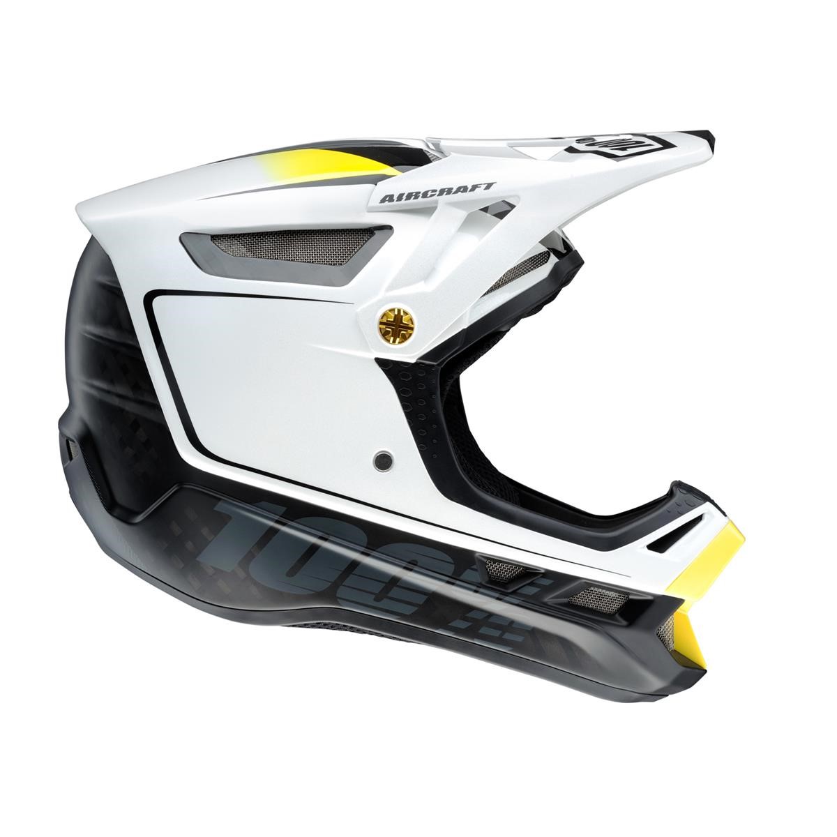 100% Downhill MTB Helmet Aircraft Bi-Turbo White