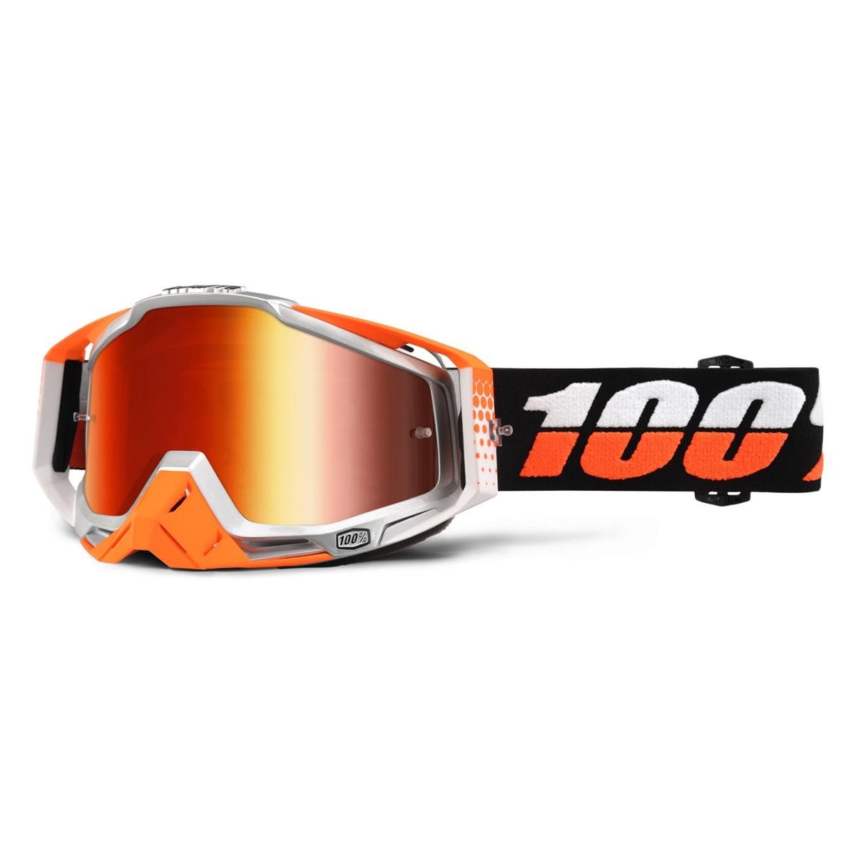 100% Goggle Racecraft Ultrasonic - Mirror Red Anti-Fog