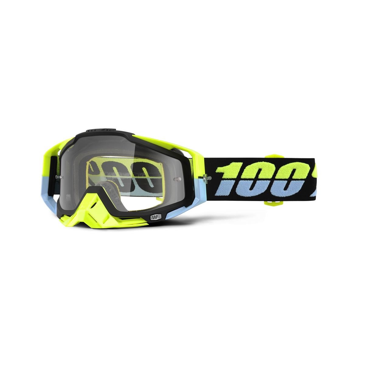 100% Maschera Racecraft Antigua - Clear Anti-Fog