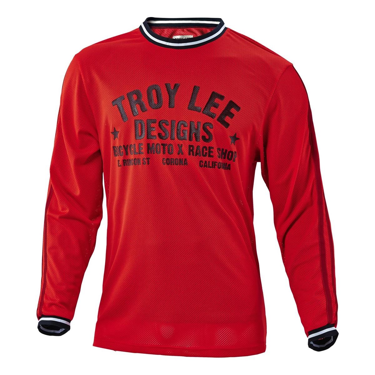 Troy Lee Designs Maillot VTT Manches Longues Super Retro Red