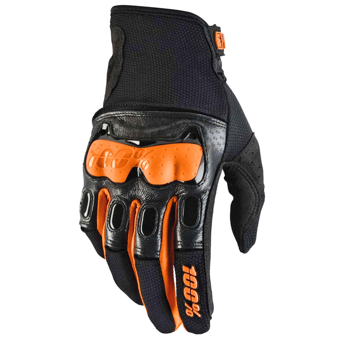 100% Bike Gloves Derestricted Discovery - Black/Orange