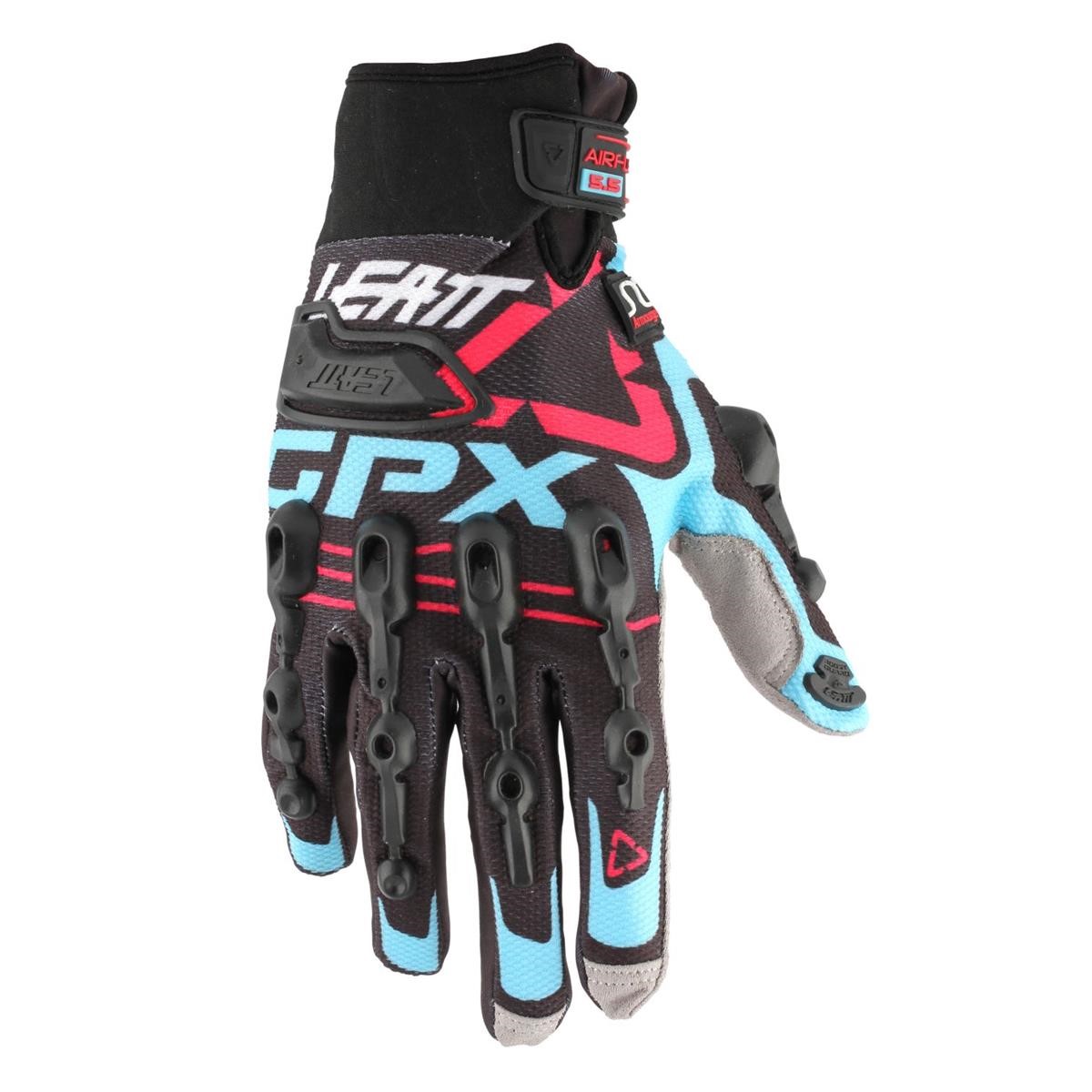 Leatt Gloves GPX 5.5 WindBlock Black/Blue/Red