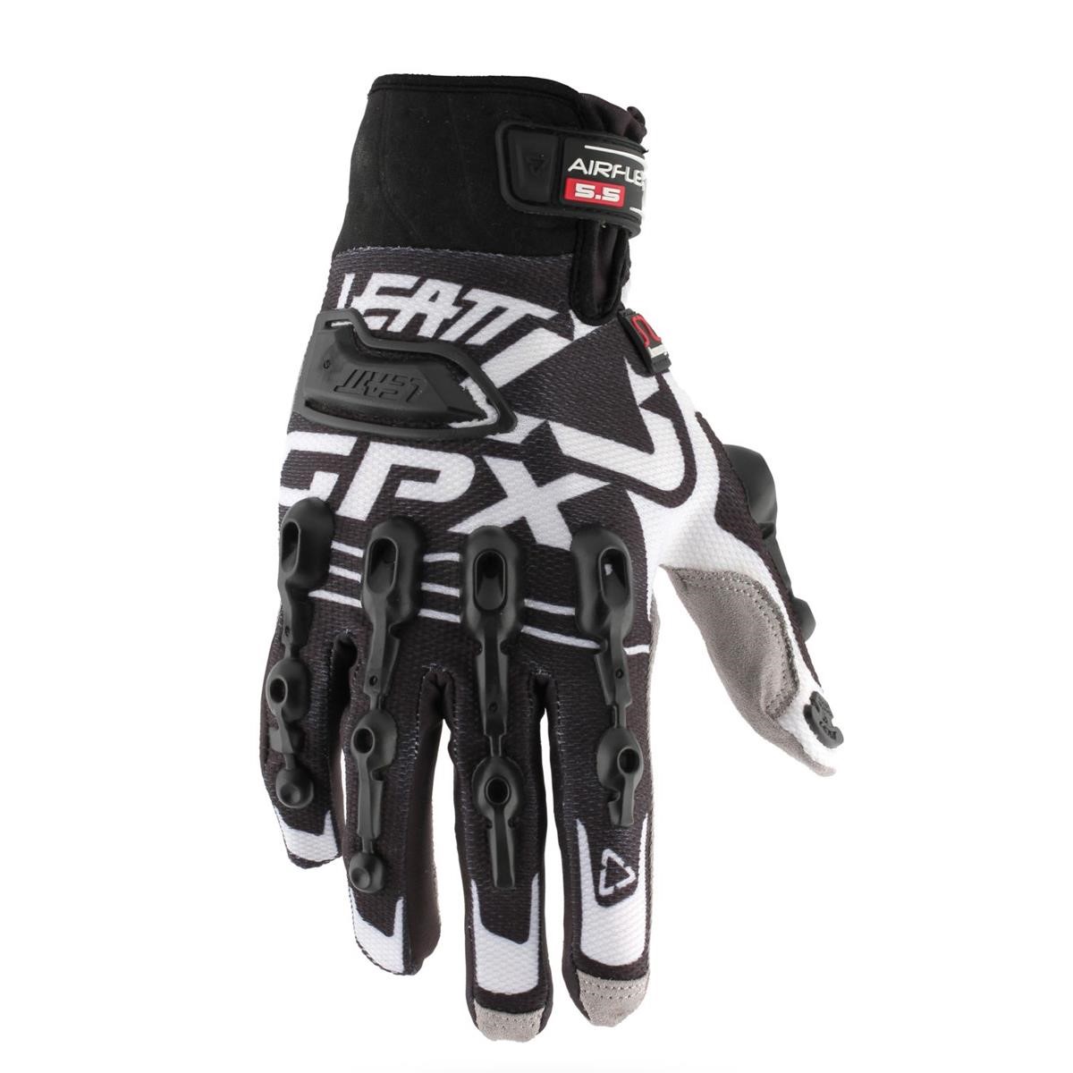 Leatt Gloves GPX 5.5 WindBlock Black/White