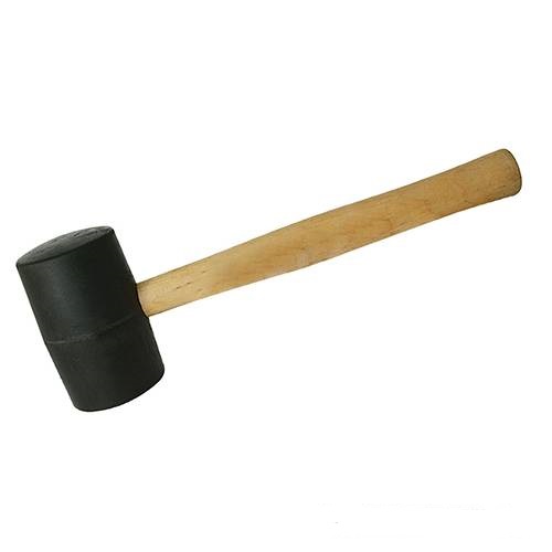 Silverline Rubber Mallet  with hardwood handle, 680 g