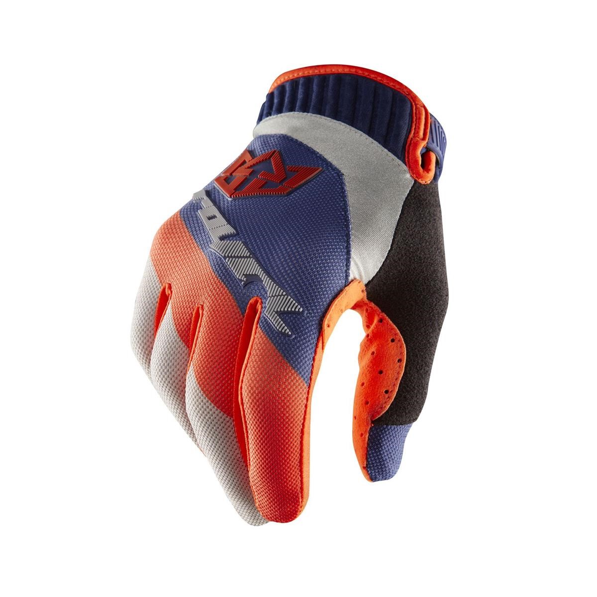 Royal Racing Gloves Victory Navy Blue/Grey/Flo Orange