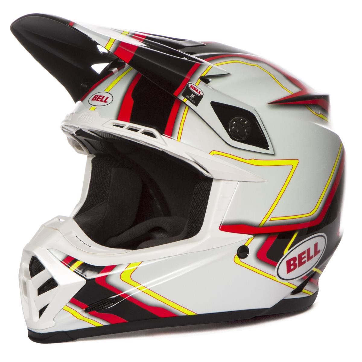 Bell Helm Moto-9 Pace - Schwarz/Weiß