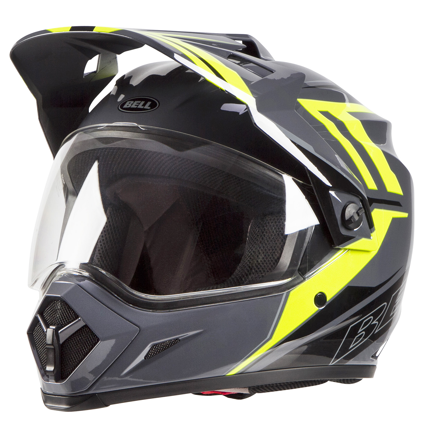 Bell Helmet Moto-9 Adventure Barricade - Hi-Vis