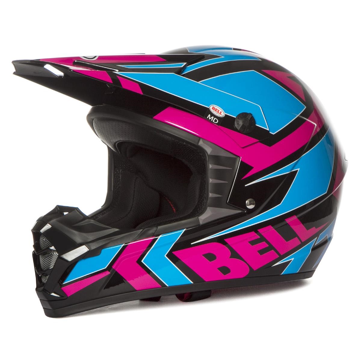 Bell Helmet SX-1 Stack - Blue/Pink