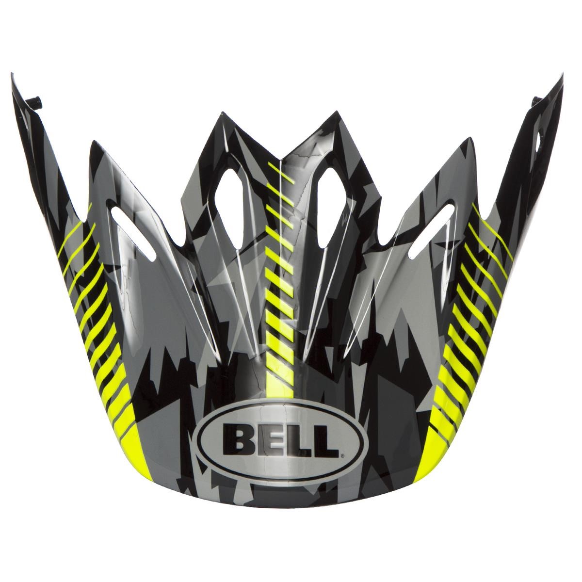 Bell Helmschild Moto-9 Camo - Gelb