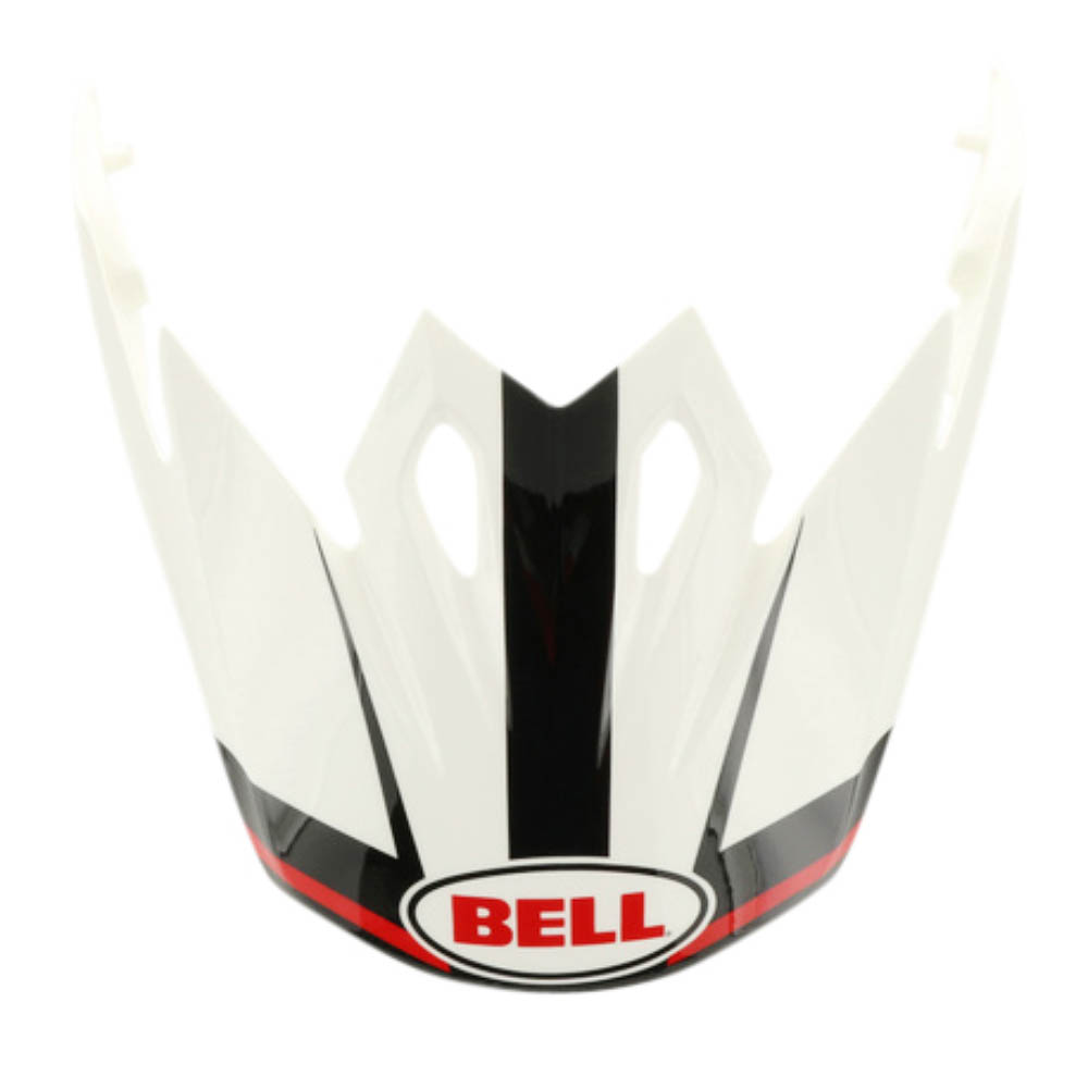 Bell Helmschild Moto-9 Barricade - Rot