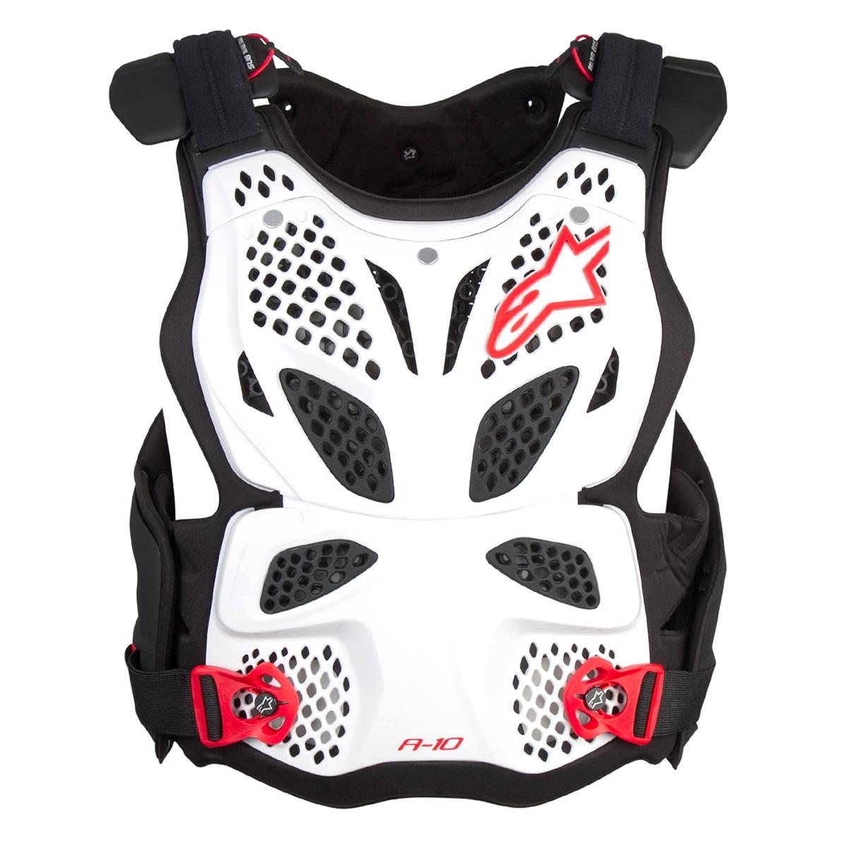 Alpinestars Chest Protector A-10 White/Black/Red